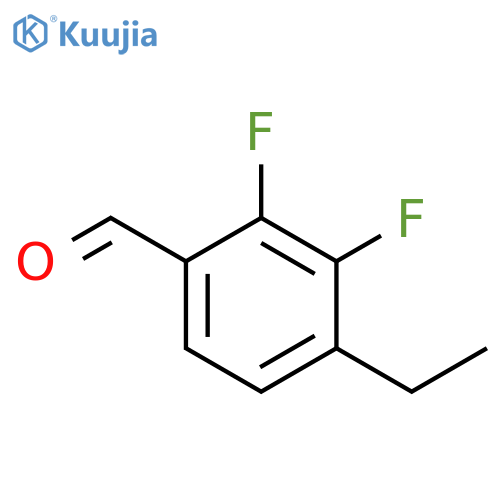 4-Ethyl-2,3-difluorobenzaldehyde structure