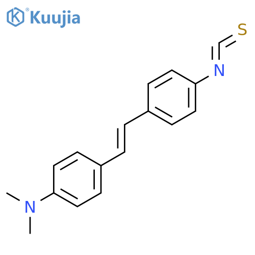 Benzenamine,4-[2-(4-isothiocyanatophenyl)ethenyl]-N,N-dimethyl- structure