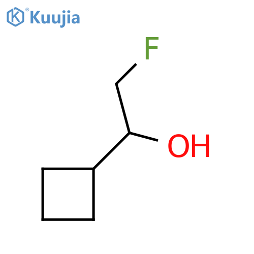 1-cyclobutyl-2-fluoroethan-1-ol structure