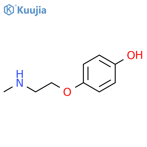 4-2-(methylamino)ethoxyphenol structure