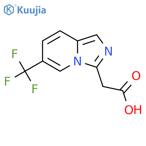 2-(6-(Trifluoromethyl)imidazo[1,5-a]pyridin-3-yl)acetic acid structure