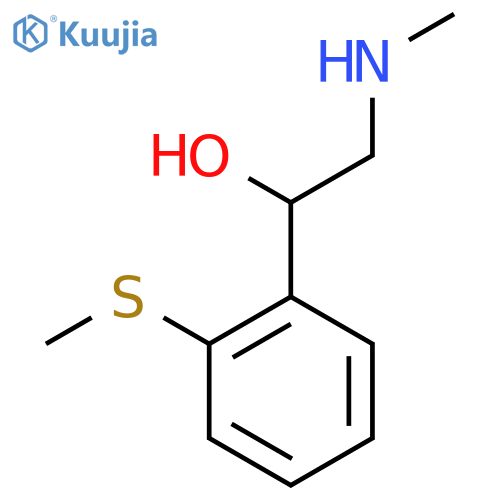 2-(methylamino)-1-2-(methylsulfanyl)phenylethan-1-ol structure