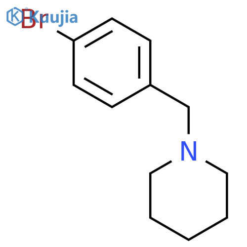 1-(4-Bromophenyl)methylpiperidine structure