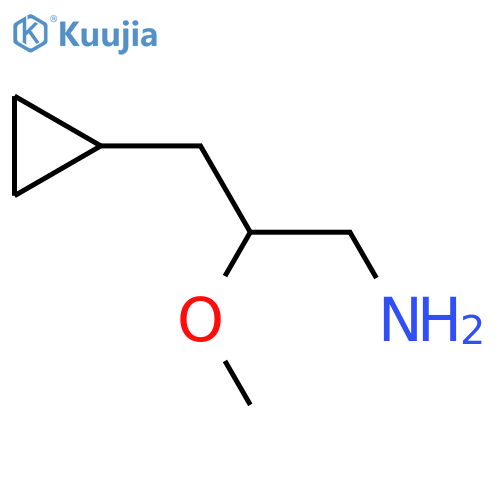 3-Cyclopropyl-2-methoxypropan-1-amine structure