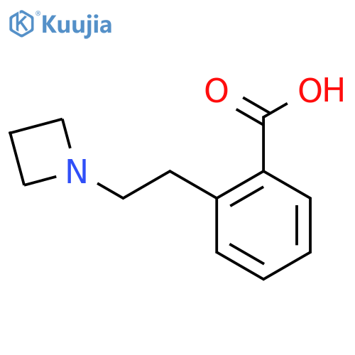 2-2-(azetidin-1-yl)ethylbenzoic acid structure