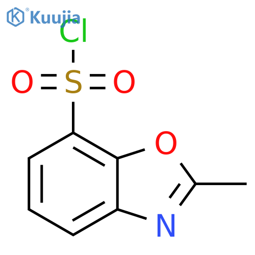 2-Methylbenzo[d]oxazole-7-sulfonyl chloride structure