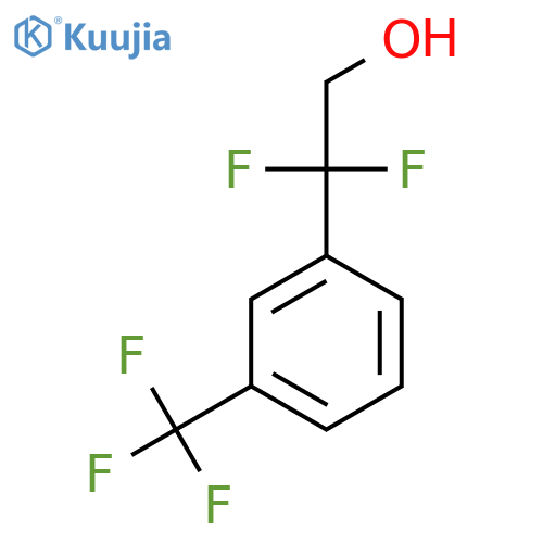 2,2-difluoro-2-3-(trifluoromethyl)phenylethan-1-ol structure