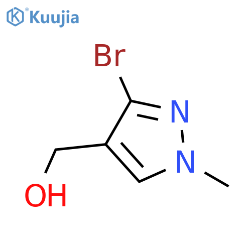 (3-bromo-1-methyl-1H-pyrazol-4-yl)methanol structure