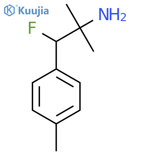 1-Fluoro-2-methyl-1-(4-methylphenyl)propan-2-amine structure