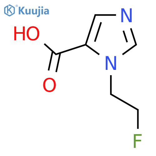 1-(2-Fluoroethyl)-1H-imidazole-5-carboxylic acid structure