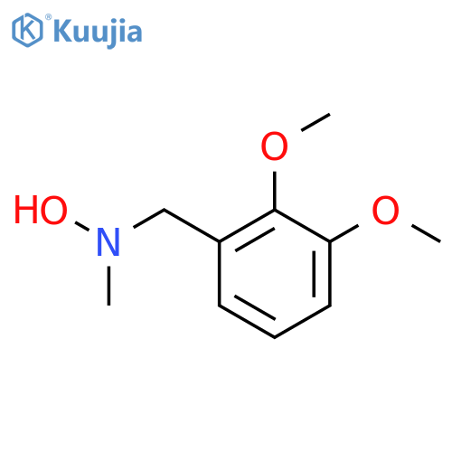 N-(2,3-dimethoxyphenyl)methyl-N-methylhydroxylamine structure