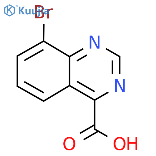 8-Bromoquinazoline-4-carboxylic acid structure