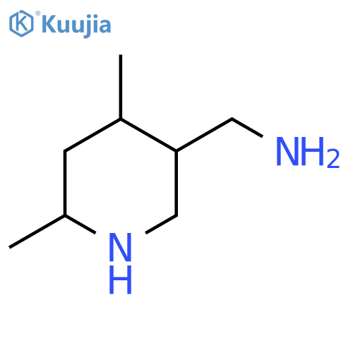 (4,6-Dimethylpiperidin-3-yl)methanamine structure