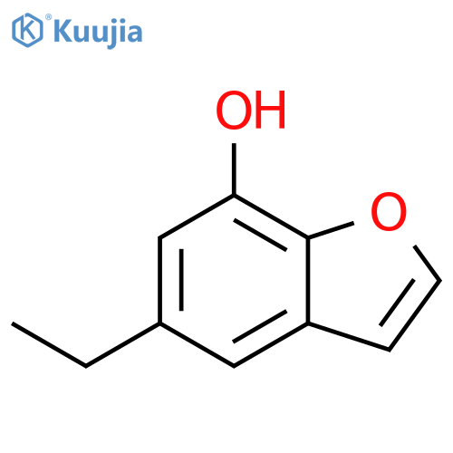 5-Ethyl-1-benzofuran-7-ol structure