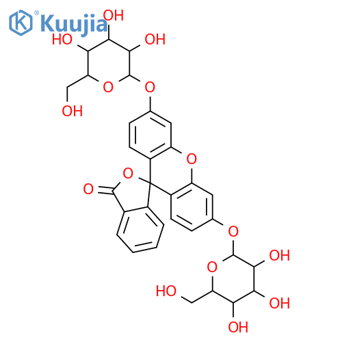 Fluorescein di(β-D-galactopyranoside) structure