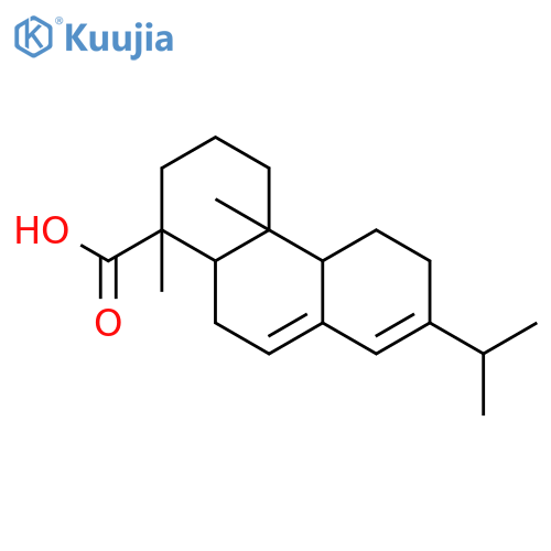 1,4a-dimethyl-7-propan-2-yl-2,3,4,4b,5,6,10,10a-octahydrophenanthrene-1-carboxylic acid structure