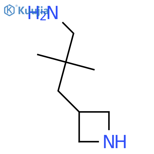 3-(Azetidin-3-yl)-2,2-dimethylpropan-1-amine structure