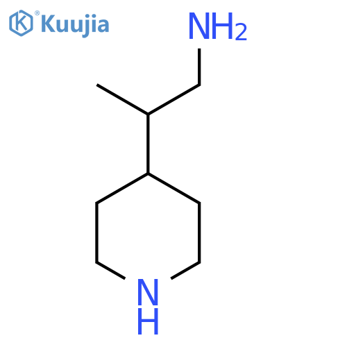 2-(Piperidin-4-yl)propan-1-amine structure