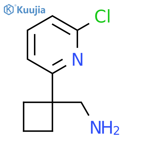 1-(6-chloropyridin-2-yl)cyclobutylmethanamine structure