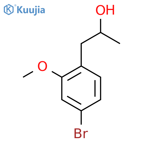 1-(4-bromo-2-methoxyphenyl)propan-2-ol structure