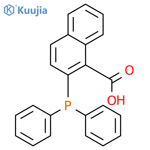2-Diphenylphosphino-1-naphthoic acid structure