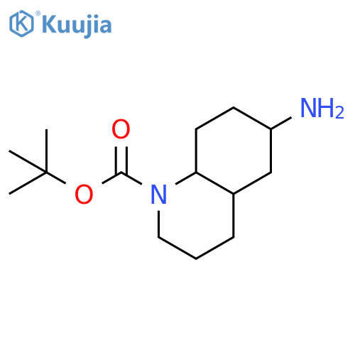 tert-butyl 6-amino-decahydroquinoline-1-carboxylate structure