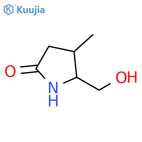 5-Hydroxymethyl-4-methyl-pyrrolidin-2-one structure