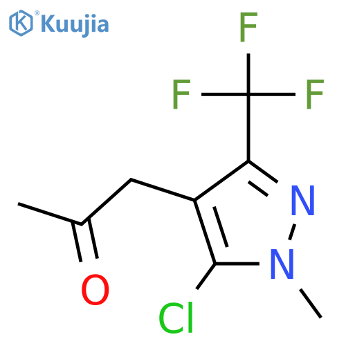 1-5-chloro-1-methyl-3-(trifluoromethyl)-1H-pyrazol-4-ylpropan-2-one structure