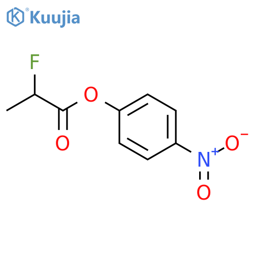 Propanoic acid,2-fluoro-, 4-nitrophenyl ester structure