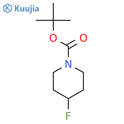 tert-butyl 4-fluoropiperidine-1-carboxylate structure