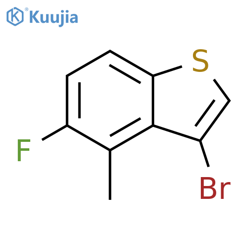 3-Bromo-5-fluoro-4-methylbenzo[b]thiophene structure