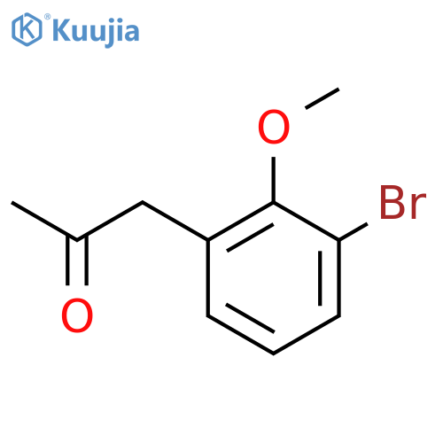 1-(3-Bromo-2-methoxyphenyl)propan-2-one structure