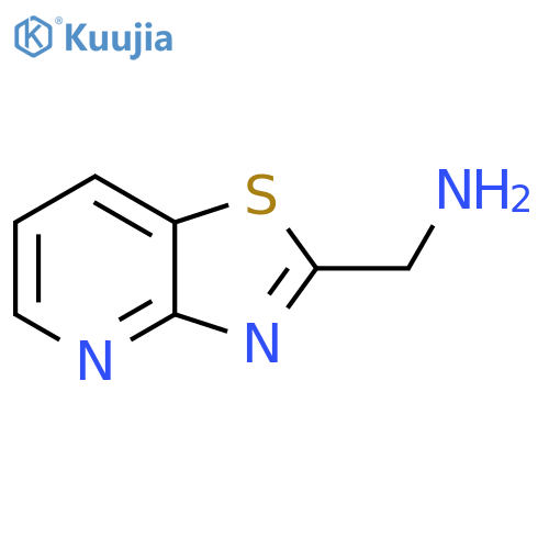 {1,3thiazolo4,5-bpyridin-2-yl}methanamine structure