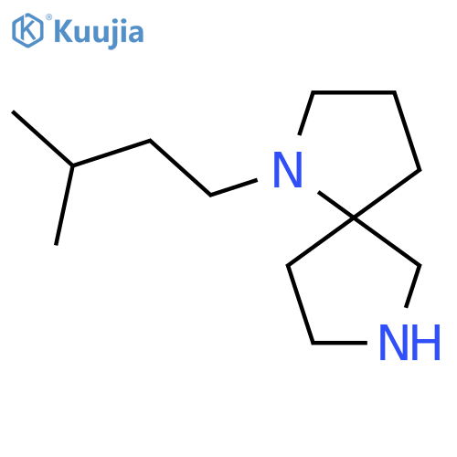 1-(3-methylbutyl)-1,7-diazaspiro4.4nonane structure