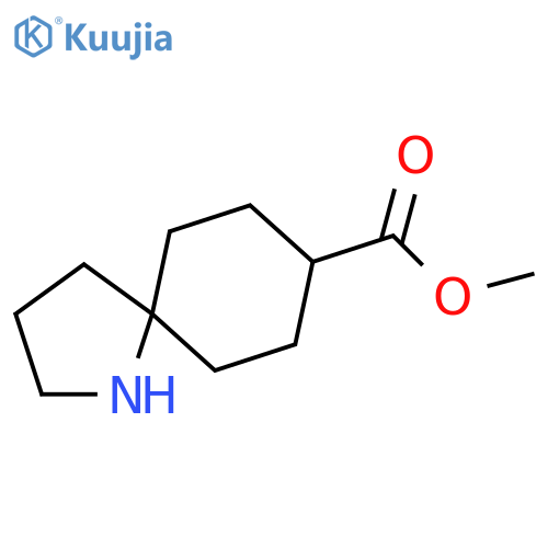 1-Azaspiro[4.5]decane-8-carboxylic acid, methyl ester structure