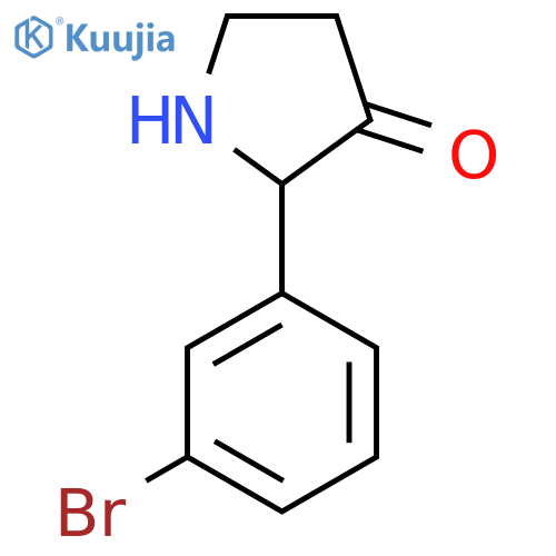 2-(3-Bromophenyl)pyrrolidin-3-one structure