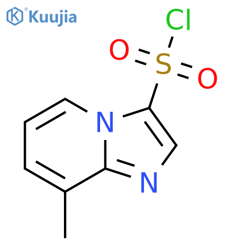 8-methylimidazo1,2-apyridine-3-sulfonyl chloride structure