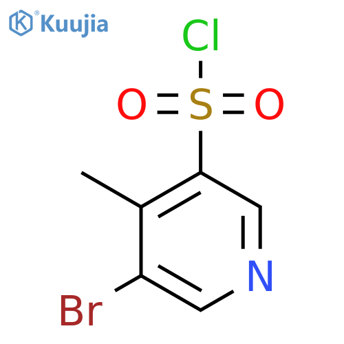 5-Bromo-4-methylpyridine-3-sulfonyl chloride structure
