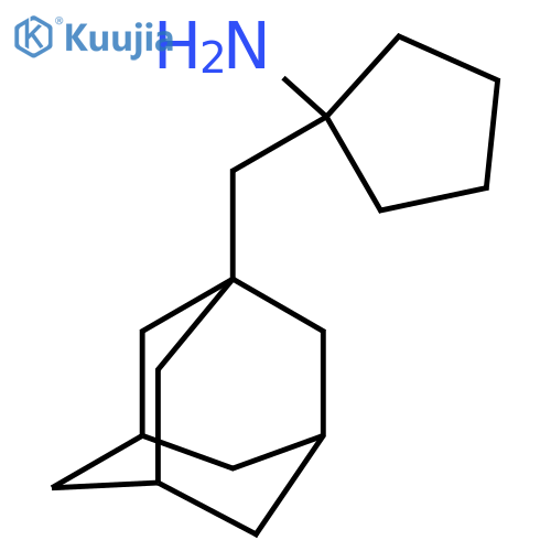 1-(adamantan-1-yl)methylcyclopentan-1-amine structure