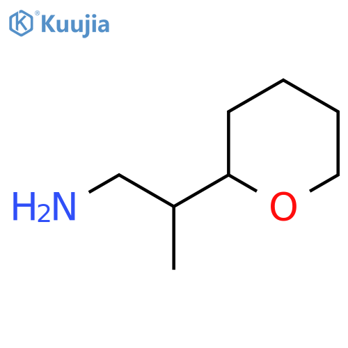 2H-Pyran-2-ethanamine, tetrahydro-β-methyl- structure