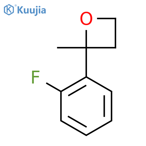 2-(2-Fluorophenyl)-2-methyloxetane structure