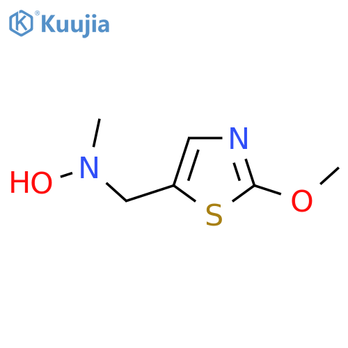 N-(2-methoxy-1,3-thiazol-5-yl)methyl-N-methylhydroxylamine structure