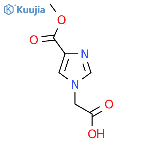 2-[4-(methoxycarbonyl)-1H-imidazol-1-yl]acetic acid structure