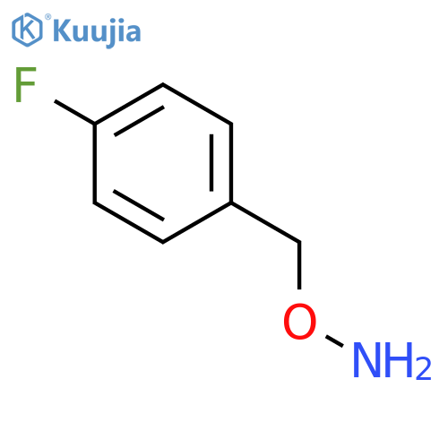 O-(4-fluorophenyl)methylhydroxylamine structure