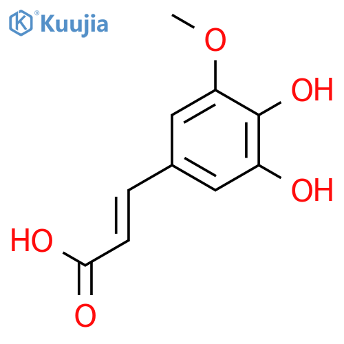 2-Propenoic acid,3-(3,4-dihydroxy-5-methoxyphenyl)- structure