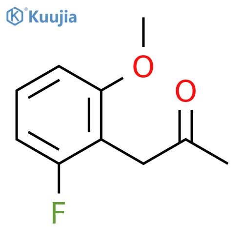 1-(2-fluoro-6-methoxyphenyl)propan-2-one structure