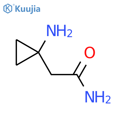 2-(1-Aminocyclopropyl)acetamide structure