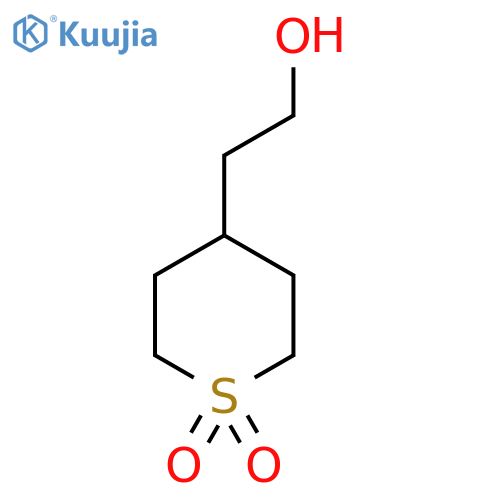 4-(2-hydroxyethyl)-1λ?-thiane-1,1-dione structure