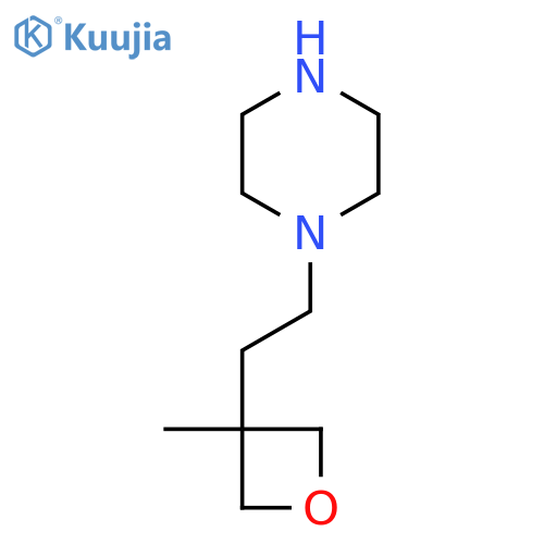 1-2-(3-methyloxetan-3-yl)ethylpiperazine structure