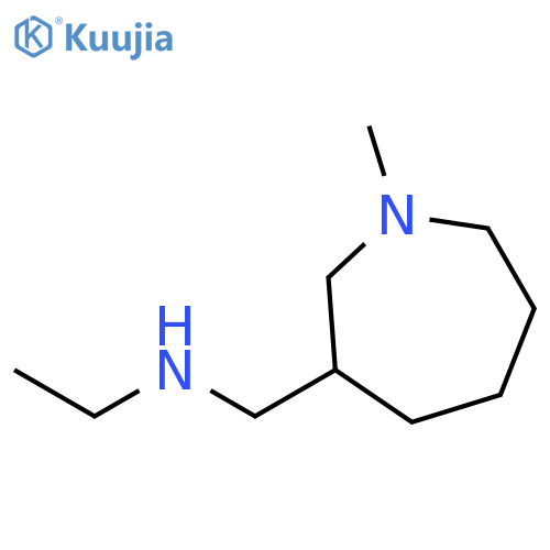 1H-Azepine-3-methanamine, N-ethylhexahydro-N-methyl- structure